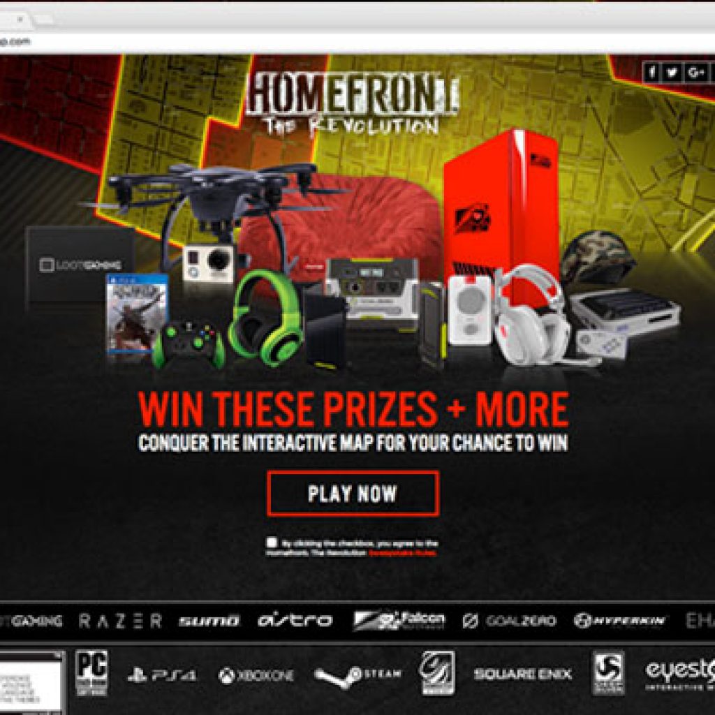 Homefront: The Revolution - Landing Page